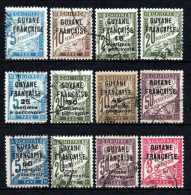 Guyane - 1925 -  Tb Taxe N° 1 à 11 - Oblit - Used - Used Stamps