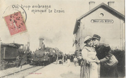CP BERGERET Fouilly Les Bécots   91? - Stations - Met Treinen