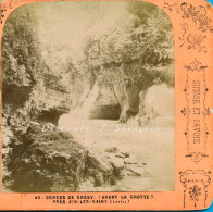 Savoie Aix-les-Bains * Gorges De Grésy  * Photo Stéréoscopique Andrieu Vers 1870 - Stereoscoop
