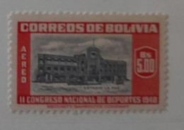 BOLIVIE BOLIVIA MNH**  1948 ESTADIO LA PAZ STADE  FOOTBALL FUSSBALL SOCCER CALCIO VOETBAL FUTBOL FUTEBOL FOOT FOTBAL - Neufs