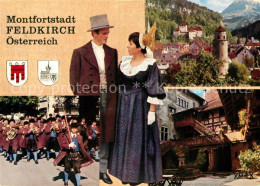 73338249 Feldkirch Vorarlberg Montfortstadt Tracht Musikkapelle Feldkirch Vorarl - Sonstige & Ohne Zuordnung