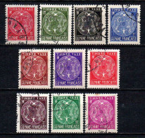 Guyane - 1947 -  Tb Taxe N° 22 à 31 - Oblit - Used - Usati