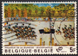 Belgique 1980 COB 1994V2 (doubles Pattes) Philatélie De La Jeunesse. J. Malvaux; Cote >2€50 - Usados