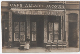 Café Allard_Jacquin   Carte Photo  édition Chavance - Photographie