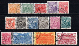 Guyane - 1922 - Nouvelles Valeurs  -  N° 75 à 90 Sauf 89 - Oblit - Used - Used Stamps