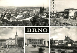 73338126 Brno Bruenn Pohled Ze Spilberku Hlavni Nadrazi Namsti Svobody Janackovo - Tchéquie