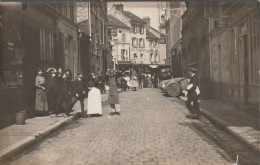ECLIPSE DU 17/04/1912. RUE DES 3 MAILLETS  FONTAINEBLEAU   CARTE PHOTO - Fontainebleau