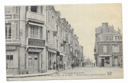 CPA  VUE RARE - VILLERS-SUR-MER - Place Du Bourg Et Rue De La Mer - ND - 276 - - Villers Sur Mer