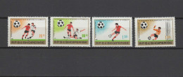 Albania 1981 Football Soccer World Cup Set Of 4 MNH - 1982 – Espagne