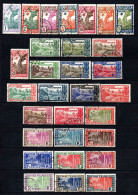 Guyane - 1929 - Aspects De La Guyane  -  N° 109 à 132 Sauf 126A - Oblit - Used - Used Stamps