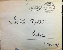 RSI 1943 - 1945 Lettera / Cartolina Da Lonato + Bollo R.P.PAGATO Carenza Francobolli - S7449 - Poststempel