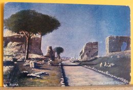 (RM/2) ROMA - ILLUSTRATA - VIA APPIA ANTICA  - VIAGGIATA IN BUSTA 1910/20ca - Otros Monumentos Y Edificios