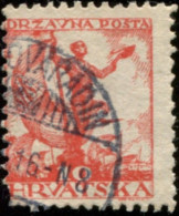 Pays : 144,04 (Croatie : Royaume Des Serbes, Croates Et Slovènes)  Yvert Et Tellier N° :    56 (o) - Croatia