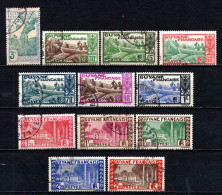 Guyane - 1939 - Aspects De La Guyane  -  N° 157 à 168 - Oblit - Used - Gebraucht