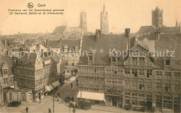 73337859 Gent Gand Flandre Panorama Van Het Gravenkasteel Genomen Gent Gand Flan - Gent