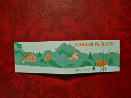 ALAND  CARNET SCHMETTERLINGE PAPILLONS FJARILAR PA ALAND 1994 - Aland