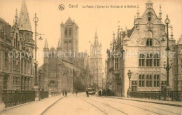 73337821 Gand Belgien La Poste Eglise Saint Nicolas Et Le Beffroi Serie 3 No 51  - Andere & Zonder Classificatie