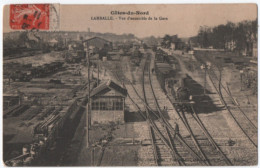 La Gare De Lamballe   Avec Trains - Stazioni Con Treni