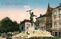 73337802 Anvers Antwerpen Statue Baron Dhanis Monument Anvers Antwerpen - Antwerpen