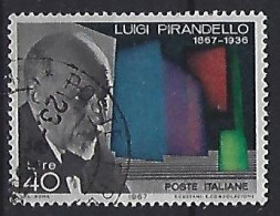 Italy 1967  Luigi Pirandello (o) Mi.1234 - 1961-70: Oblitérés