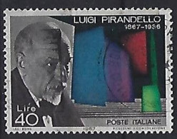 Italy 1967  Luigi Pirandello (o) Mi.1234 - 1961-70: Usati