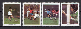 Argentina 1981 Football Soccer World Cup Set Of 4 MNH - 1982 – Spain