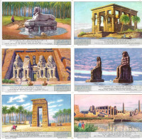 (bouillon) LIEBIG S 1248 « Monuments De L’ancienne Egypte  » - Série Complète De 6 Chromos - Liebig