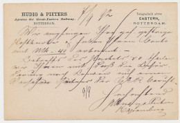 Briefkaart G. 29 Particulier Bedrukt Rotterdam - Duitsland 1892 - Postal Stationery