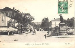 (47) Lot Et Garonne - CPA - Agen - Le Cours Du XIV-juillet - Agen