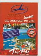 Promotion Pc Interflug Flying To Turkey - 1919-1938: Interbellum