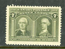 Canada 1908 MNH Montcalm And Wolfe - Andere & Zonder Classificatie