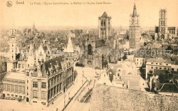 73337691 Gand Belgien Panorama La Poste Eglise Saint Nicolas Le Beffroi Eglise S - Altri & Non Classificati