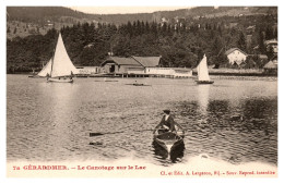 Gérardmer - Le Canotage Sur Le Lac - Gerardmer