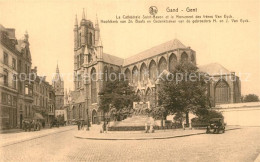 73337688 Gand Belgien Cathedrale Saint Bavon Et Monument Des Frères Van Eyck Gan - Other & Unclassified