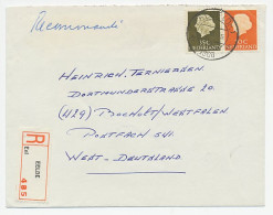 Em. Juliana Aangetekend Eelde - Duitsland 1966 - Non Classés