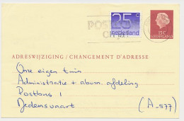 Verhuiskaart G. 36 Amsterdam - Dedemsvaart 1978 - Interi Postali