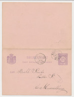 Briefkaart G. 24 Haarlem - Middelburg 1888 - Material Postal