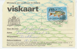 Viskaart Kleine Visakte 1977 / 1978 - Fiscale Zegels