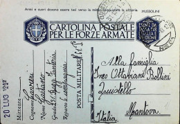 POSTA MILITARE ITALIA IN GRECIA  - WWII WW2 - S6840 - Military Mail (PM)