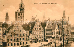 73337662 Gand Belgien La Maison Des Bateliers Eglise Quai Aux Herbes Gand Belgie - Otros & Sin Clasificación