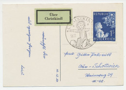 Card / Postmark Austria 1953 Christkindl - Natale