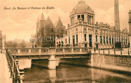 73337655 Gand Belgien La Banque Et Chateau Du Diable Gand Belgien - Autres & Non Classés