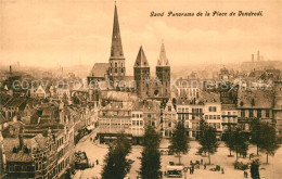 73337653 Gand Belgien Panorama De La Place De Vendredi Eglise Gand Belgien - Sonstige & Ohne Zuordnung