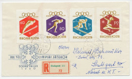 Registered Cover Hungary1960 Winter Olympic Games 1960 - Squaw Valley - Altri & Non Classificati