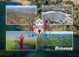 Botswana Multiviews New Postcard - Botswana