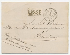 Stempel Distributiekantoor Lisse - Haarlem 1875 - Brieven En Documenten