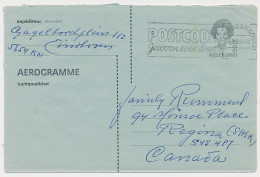 Luchtpostblad G. 27 A S Hertogenbosch - Regina Canada 1984 - Material Postal
