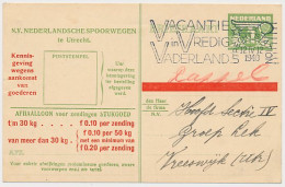 Spoorwegbriefkaart G. NS256 A - Utrecht - Vreeswijk 1940 - Ganzsachen