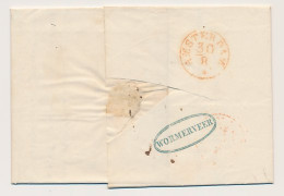 Distributiekantoor Wormerveer - Zaandam - Amsterdam 1849 - ...-1852 Voorlopers