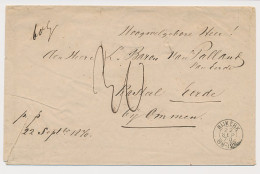 Twee-letterstempel Nijkerk 1870 - Lettres & Documents
